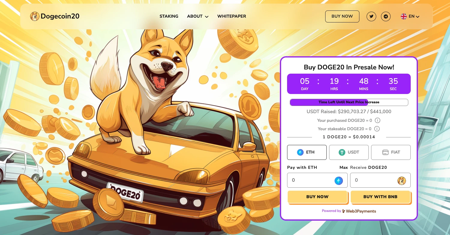 A Dogecoin20 lehet a következő mémérme ami berobban?