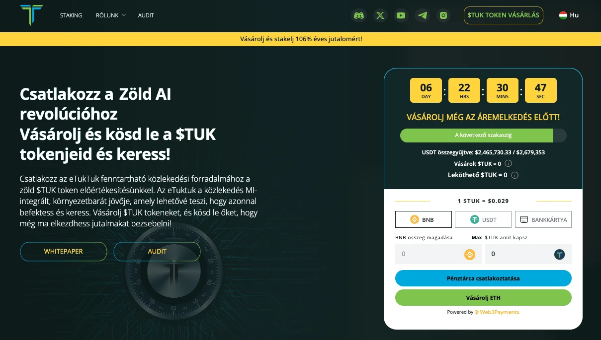 etuktuk kriptó token