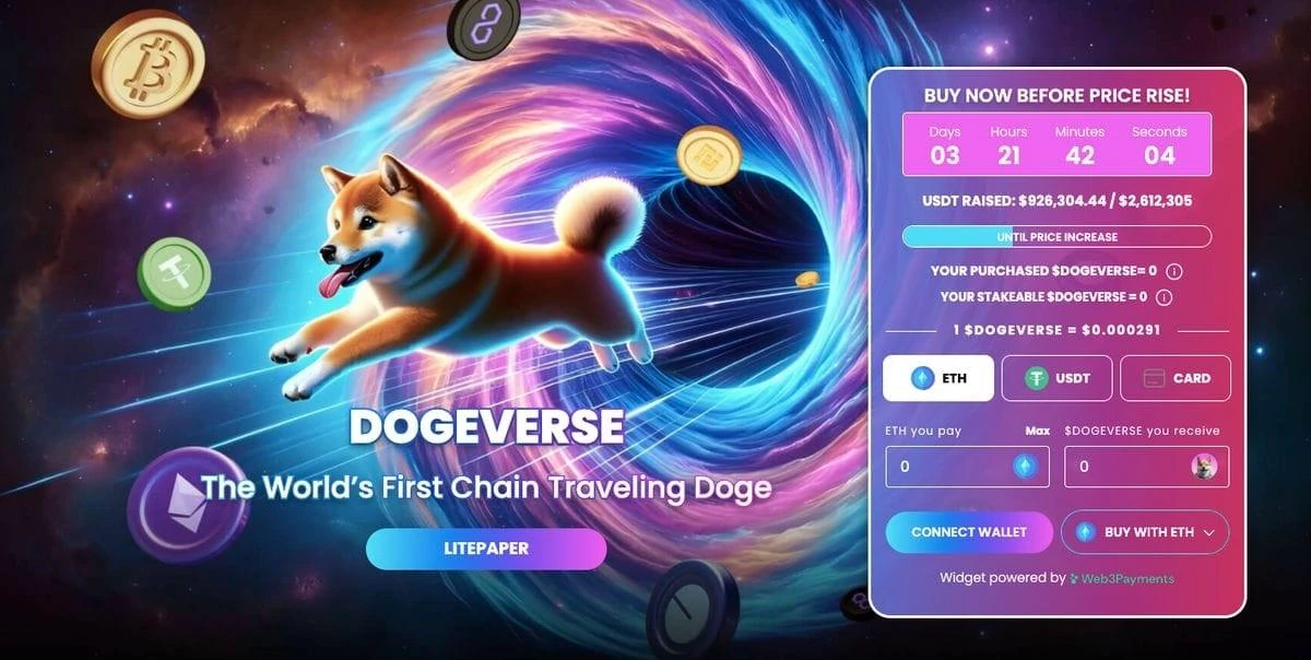 A Dogeverse már a Solanán is elérhető, eddig 13 millió dollárt gyűjtött a láncokon átugráló kutya