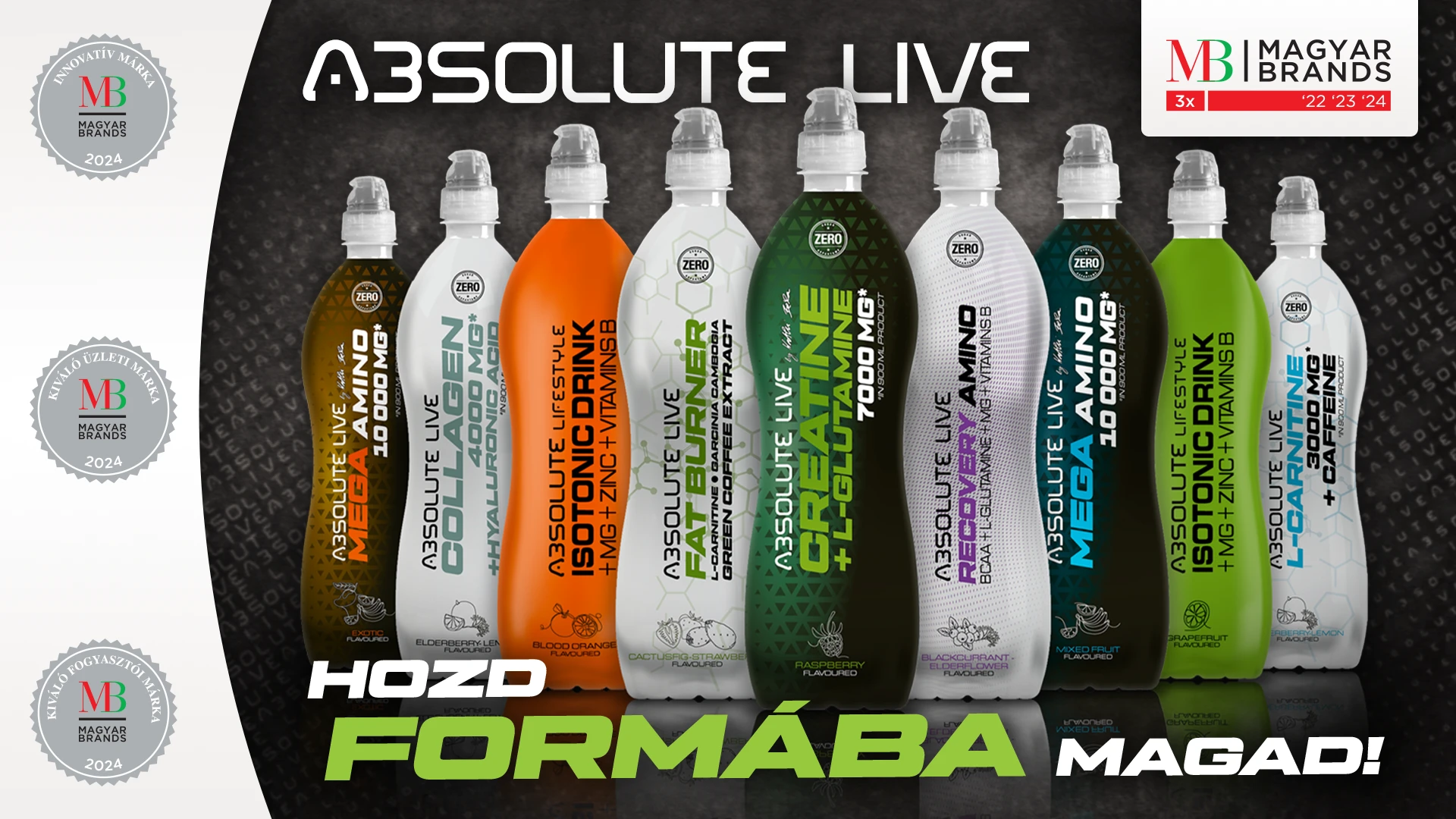 Absolute Live: díjazták az innovatív magyar sportitalt