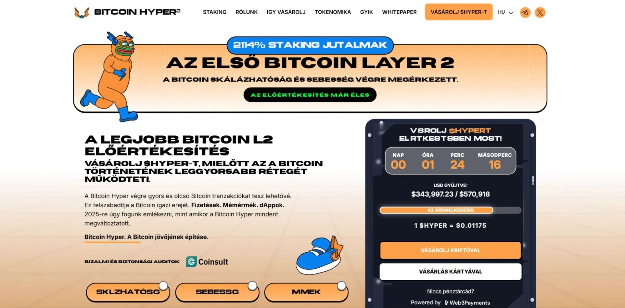 A Bitcoin Hyper megoldást kínálhat a Bitcoin skálázási problémáira